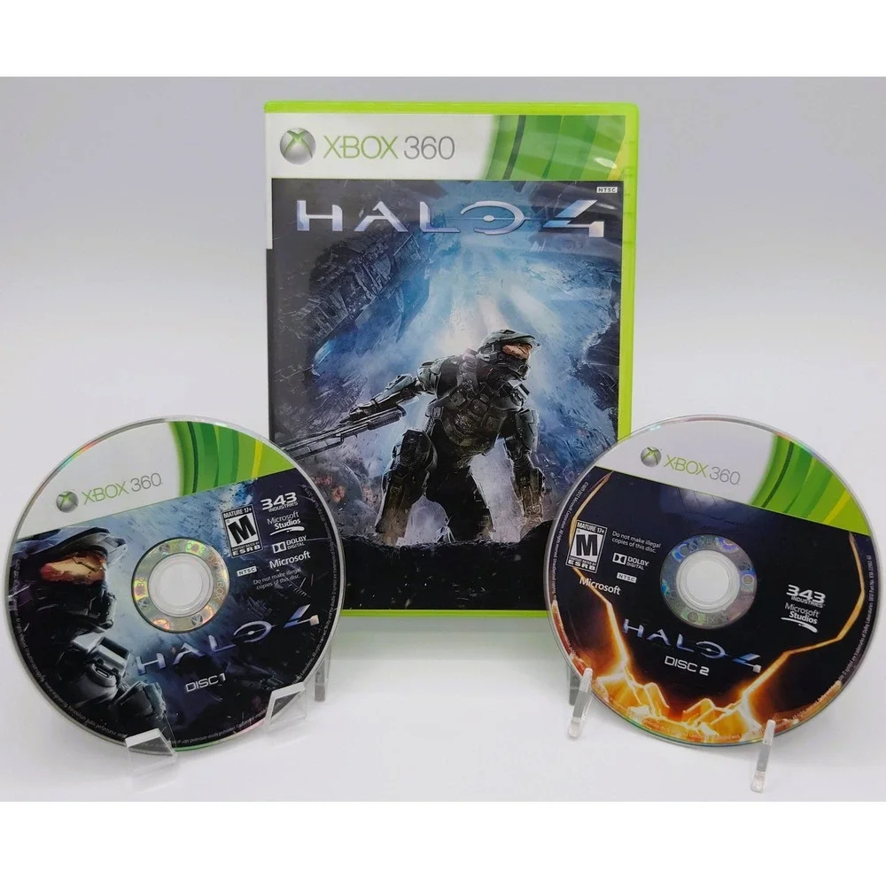 Halo 4 - Xbox 360 - Complete 2-Disc Set - Tested - Fast Shipping